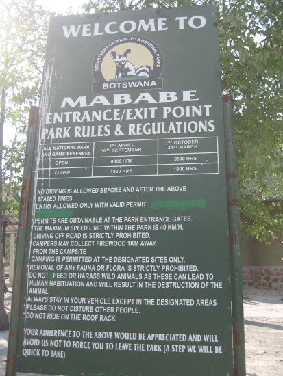 Park entrance