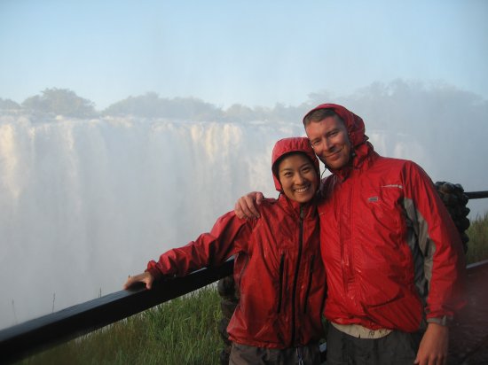 Us at Vic Falls