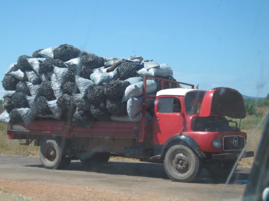 overloaded truck