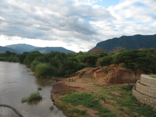 crossing the Ruaha River