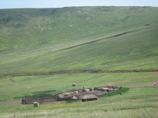 a Maasai boma village