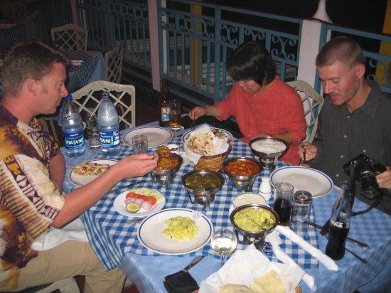 Curry dinner at Lake Hotel