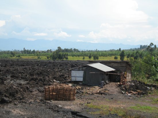 evidence of 2002 volcano eruption