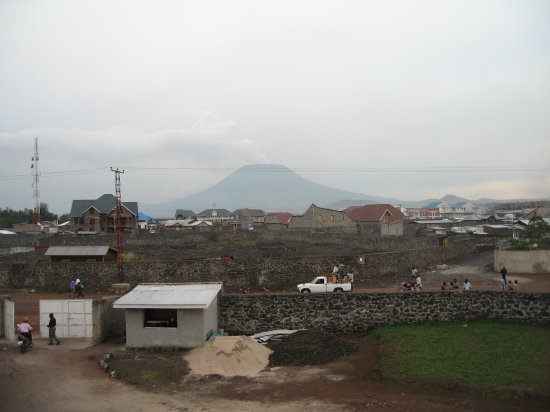 view of Volcano from HEAL AFRICA