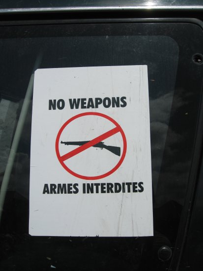 "No Weapons"