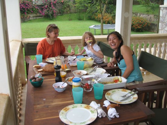 lunch on the porch