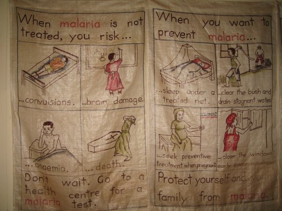 Malaria prevention poster