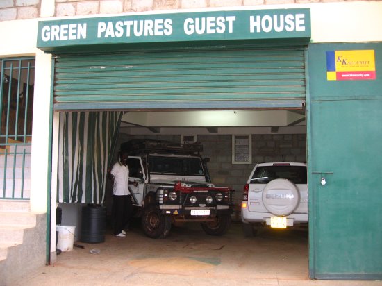 Tight parking spot at Green Pastures