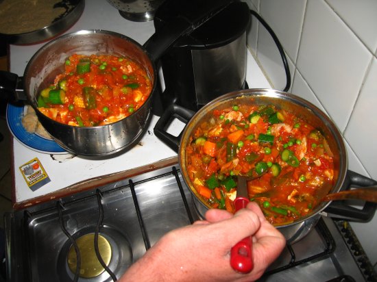 our Chakalaka fish creole creation