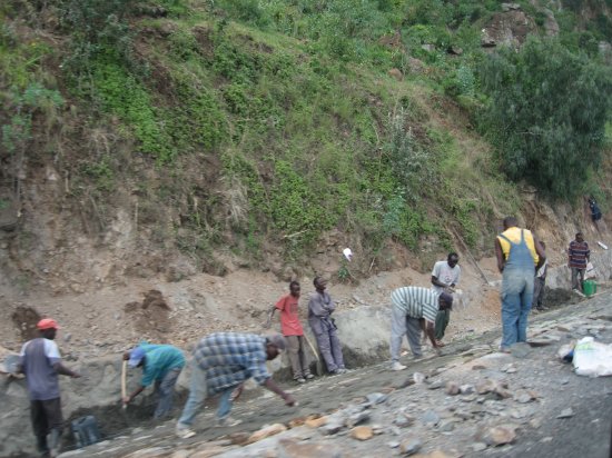 road construction crew