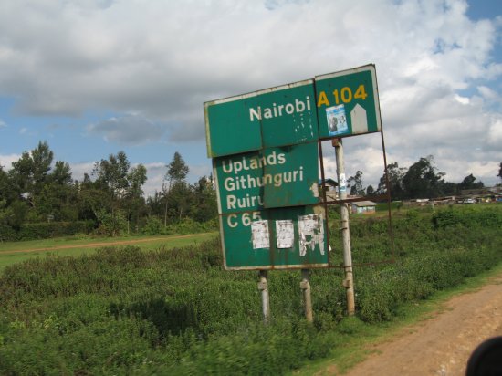 typical african road signs