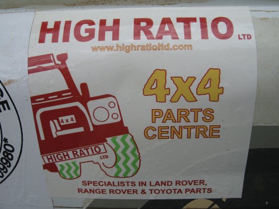 High Ratio sticker now on Foxy