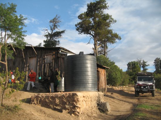 campsite in construction