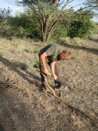 clearing a path