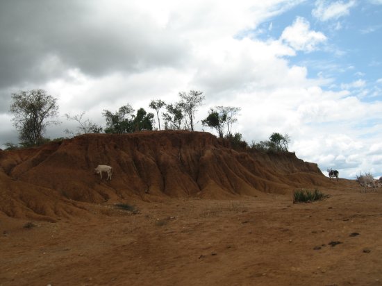 interesting terrain on the way