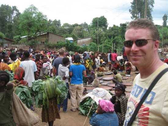 Matt at Jinka Market