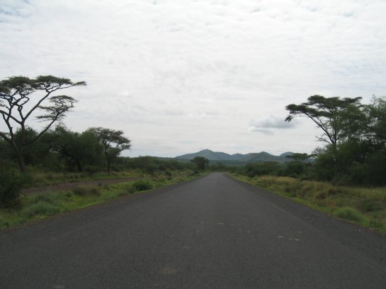 happy to see a paved road!!!