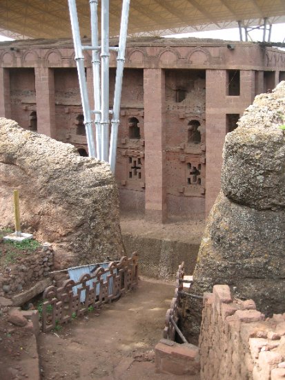 one of the bigger rock-hewn churches