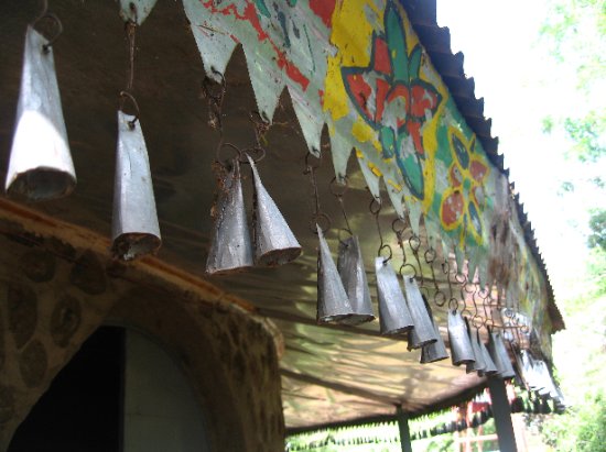 bells hung on roof