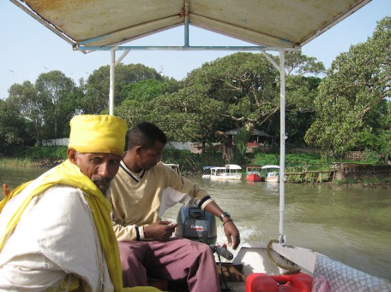 priest on our boat