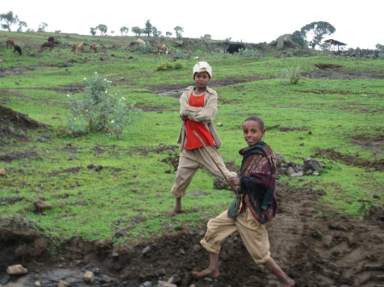 kids near Gondar