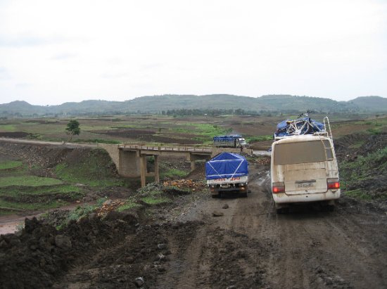 muddy track