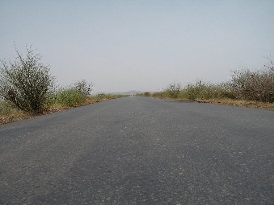 deserted road