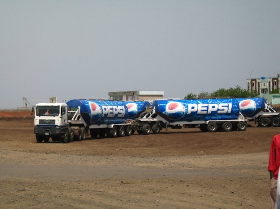 Pepsi truck