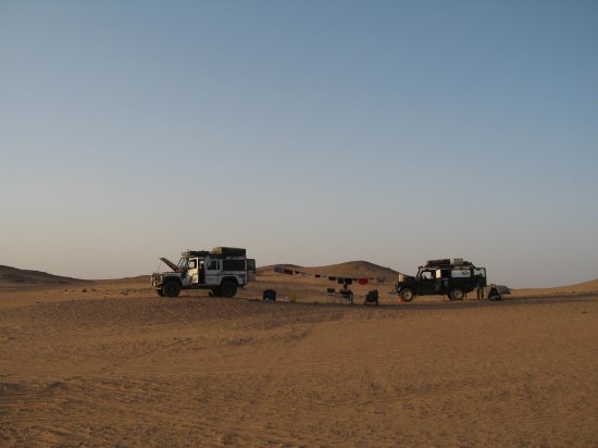 bush camp outside Wadi Halfa