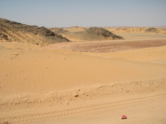 rocky and sandy dunes