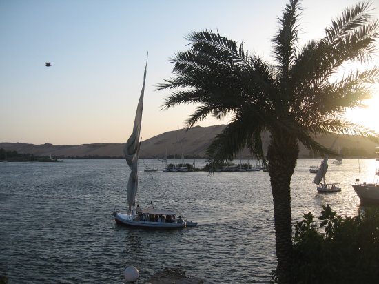 felucca doing sunset Nile cruise
