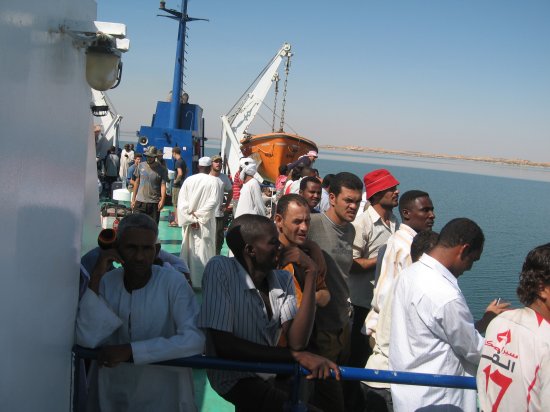 passengers in 3rd class open deck