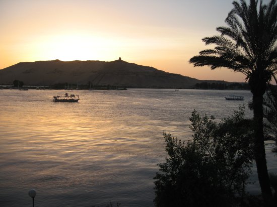 our first Egyptian sunset