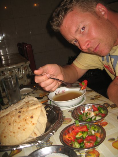 dinner at local Aswan diner