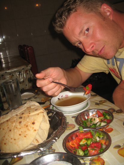 dinner at local Aswan diner