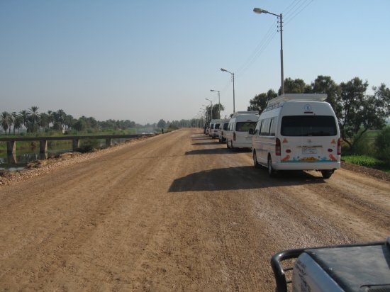 in the convoy to Hurghada