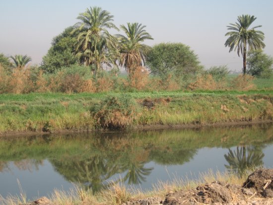 Riding Nile-side