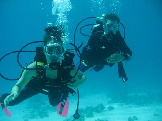 Me and Italian diver in our group