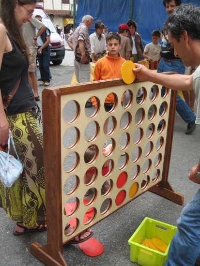 giant connect-4 game!