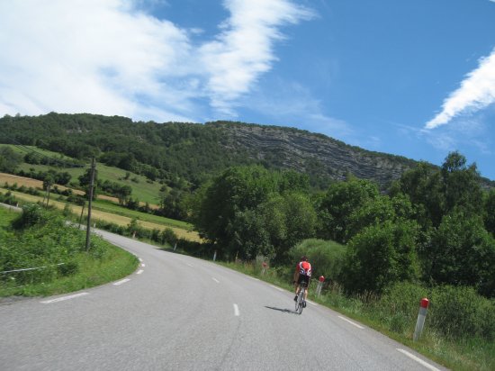 going up highest pass in Western Europe