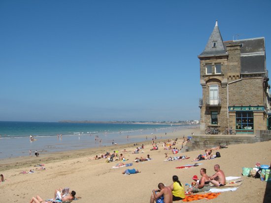 St Malo's pristine beach