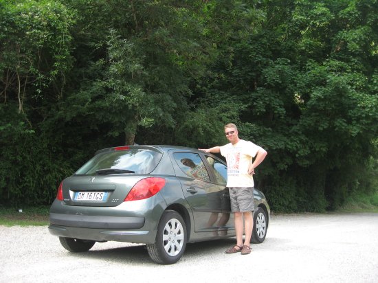 our rental car, it was SO quiet