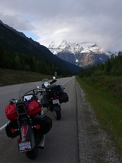 Bikes and Mt Robson