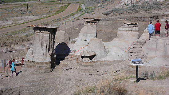 weird looking hoodoos