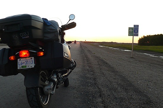 riding to Moosomin