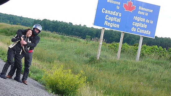 entering Canada's Capital Region! Hooray!