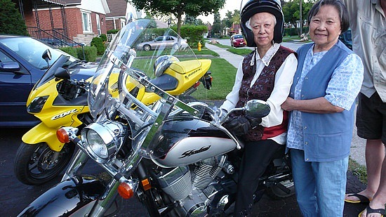 my two stylish Grandmas