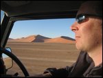 Matt driving on dunes
