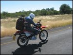 ... and his friend and riding partner