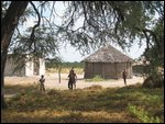 small village en route to Savuti